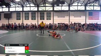 94-100 lbs Champ. Round 1 - Ian Rotramel, Backyard Brawlers - Midwest vs Connor Gaydo, Johnsburg Area Wrestling