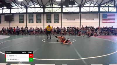 94-100 lbs Champ. Round 1 - Ian Rotramel, Backyard Brawlers - Midwest vs Connor Gaydo, Johnsburg Area Wrestling