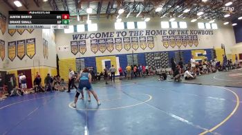 157 lbs Round 3 (8 Team) - Drake Small, Alpha WC vs Justin Skryd, Naperville Central