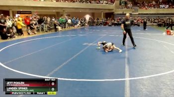 40 lbs Semifinal - Jett Pohlen, Z-M (Zumbrota/Mazeppa) vs Landen Spinks, WML (Windom/Mountain Lake)