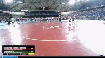 93 lbs Quarterfinal - Jase Mauch, Bethel AllStars Wrestling Club vs Kingkade Moreno Cormier, Team Aggression Wrestling Club