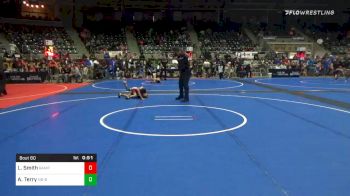 49 lbs Quarterfinal - Logan Smith, Rampage vs Ashtin Terry, Nebraska Boyz