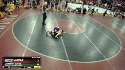 67 lbs Cons. Round 1 - Connor Levesque, Minnesota vs Cameron Sogge, Wayzata Youth Wrestling