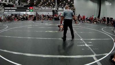 52 lbs Round 2 (8 Team) - Korbin Parker, Kardiac Kidz vs Lucy Milgrim, U2 Vougars Uprising VHW