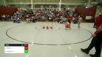 113 lbs Final - Jacob Bond, Baylor School vs Alex Hyman, The Lovett School