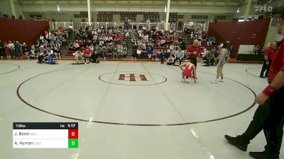 113 lbs Final - Jacob Bond, Baylor School vs Alex Hyman, The Lovett School