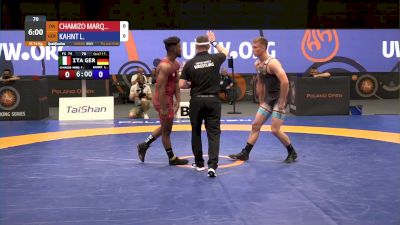 74kg Match - Frank Chamizo, ITA vs Lucas Kahnt, GER