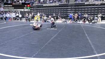 149 lbs Consi Of 8 #1 - Luke Nieto, Long Island University vs Ryan Franco, Army