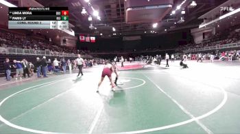 100 lbs Cons. Round 3 - Linda Mora, Edison vs Paris Ly, Rio Linda