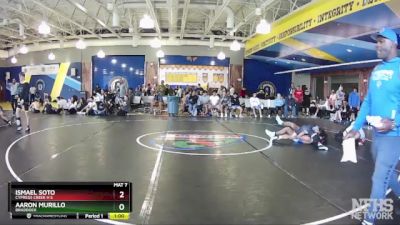 144 White Cons. Round 1 - ISMAEL SOTO, Cypress Creek H S vs Aaron Murillo, Braddock