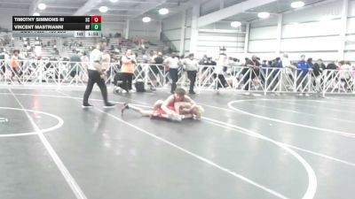 120 lbs Round Of 32 - Timothy Simmons III, SC vs Vincent Mastrianni, NY
