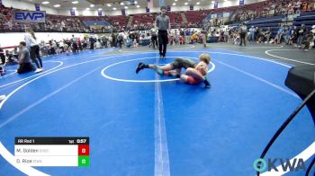 64 lbs Rr Rnd 1 - Maddox Golden, Choctaw Ironman Youth Wrestling vs Dayton Rice, Standfast