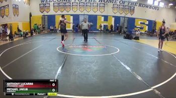 190 lbs Quarterfinal - Michael Jakub, Sarasota vs Anthony Lucarini, Strawberry Crest