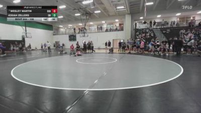 106 lbs Cons. Semi - Josiah Zellers, Open Mats vs Wesley Martin, Doniphan