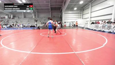 154 lbs Rr Rnd 3 - Alexander Diaz, Elite NJ MS Black vs Vincenzo Ierubino, Broad Axe Green