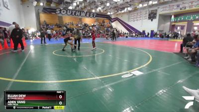 106 Boys Cons. Round 4 - Aden Vang, Mira Mesa vs Elijah Dew, El Cajon Valley