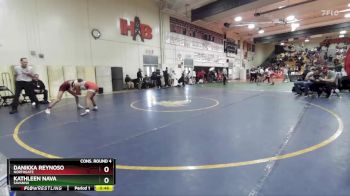105 lbs Cons. Round 4 - Danikka Reynoso, Northgate vs Kathleen Nava, Savanna