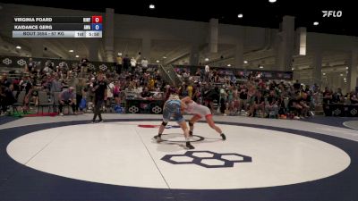 57 kg Champ. Rd Of 32 - Virginia Foard, King/Nyac vs Kaidance Gerg, Askren Wrestling Academy