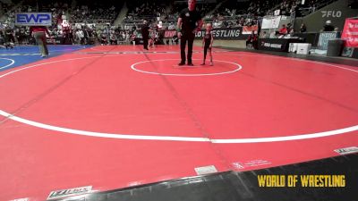 40 lbs Semifinal - Remi Norrell, F-5 Grappling vs Dilynn Burch, Sperry Wrestling Club