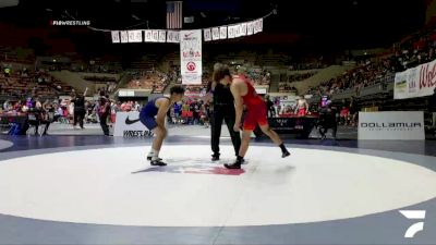 All Cadet Boys Freestyle Upper - 165 lbs 5th Place Match - Chris Anguiano, Surfside X Wrestling vs Joseph Salazar, Lion Of Judah Wrestling Academy