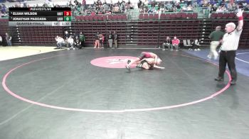 157 lbs Quarterfinal - Elijah Wilson, Hartsville vs Jonathan Pagoada, Laurens