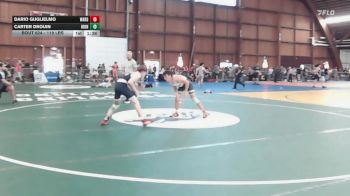 119 lbs 3rd Place - Dario Guglielmo, Ward Melville Hs vs Carter Drouin, Iron Horse