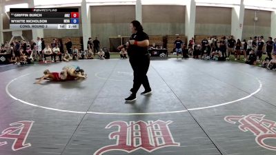 144 lbs Cons. Round 3 - Griffin Burch, Arizona vs Wyatte Nicholson, Nevada