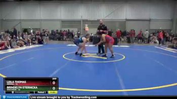 200 lbs Semis & 1st Wrestleback (8 Team) - Leila Thomas, Indiana vs Brindelyn Eternicka, Wisconsin