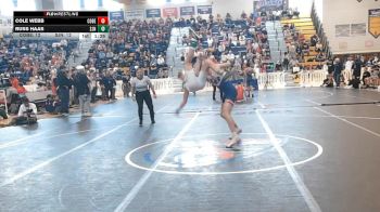 138 lbs Semifinals (8 Team) - Cole Webb, Cocoa Beach vs Russ Haas, St. John Neumann