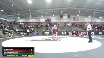 197 lbs 7th Place Match - David Bertrand, King vs Joey Lyons, Gannon