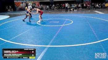 171 lbs Champ. Round 1 - Gabriel Ortilla, Barrow High School vs Richard Didrickson, Mt. Edgecumbe High School