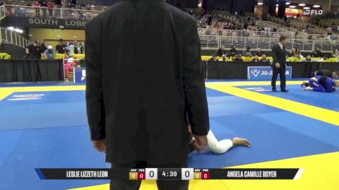 Angela Camille Boyer vs Leslie Lizzeth Leon 2025 Pan Jiu Jitsu IBJJF Championship