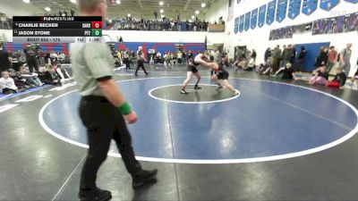 175 lbs 5th Place Match - Jason Stone, Post Falls 2 vs Charlie Becker, Sandpoint