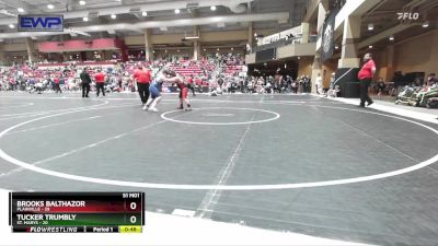 120 lbs Round 1 - Tucker Trumbly, St. Marys vs Brooks Balthazor, Plainville