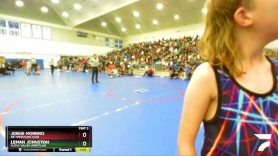 71 lbs Cons. Semi - Jorge Moreno, 951 Wrestling Club vs Leman Johnston, Yucca Valley Wrestling