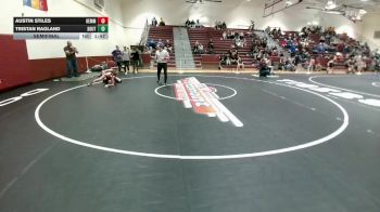 113 lbs Semifinal - Austin Stiles, Kemmerer vs Tristan Ragland, South