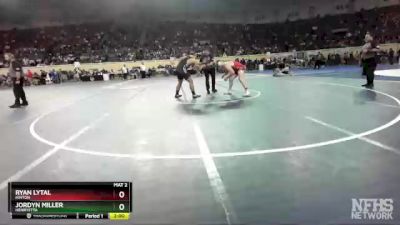 3A-215 lbs Cons. Round 1 - Jordyn Miller, Henryetta vs Ryan Lytal, Hinton