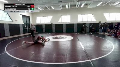 155 lbs Cons. Round 2 - Paisley Tolar, Campbell County vs Alicia Dexter, Pinedale