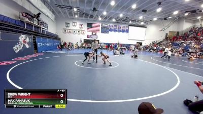 80 lbs Quarterfinal - Drew Wright, CCA vs Max Panasuk, Douglas Middle School