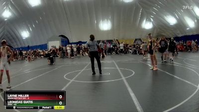 130 lbs Round 5 (8 Team) - Leonidas Giatis, DWA vs Layne Miller, Noah Mattin`s WA