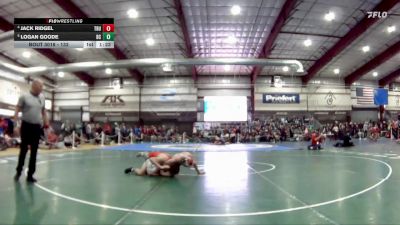 132 lbs Quarterfinal - Logan Goode, Boulder City vs Jack Ridgel, Truckee