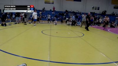 120 lbs Cons. Quarters - Kyson Smith, East Idaho Elite Wrestling Club vs Ethan Meyer, Idaho
