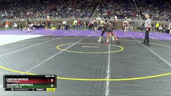 D3-175 lbs Cons. Round 1 - Maximus Goethals, Kingsley Area HS vs Lenton Patrick, Carrollton HS