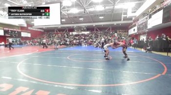 152 lbs Champ. Round 2 - Jayden Butikofer, Livermore vs Troy Clark, Albany