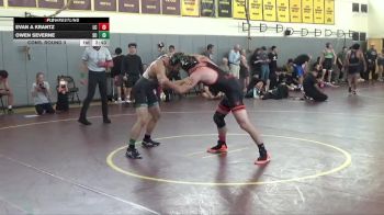 149 lbs Cons. Round 3 - Owen Severne, Shasta College vs Evan A Krantz, Lassen College