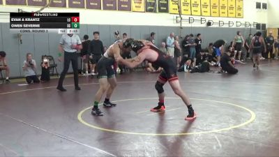 149 lbs Cons. Round 3 - Owen Severne, Shasta College vs Evan A Krantz, Lassen College
