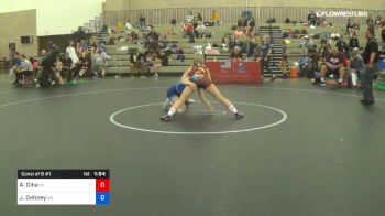 58 kg Consi Of 8 #1 - Aevri Ciha, Team Wisconsin vs Jaclyn Dehney, Team New Hampshire