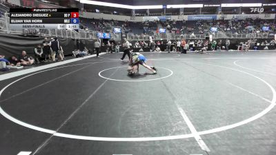 115 lbs Semifinal - Alejandro Dieguez, Sc Punishers vs Elijah Van Horn, Mile High Wrestling Club