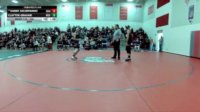 106 lbs Cons. Round 2 - Danek Szczepanski, Chardon vs Clayton Graham, West Geauga