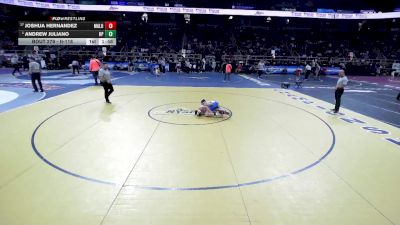 II-118 lbs Champ. Round 2 - Andrew Juliano, Holland Patent vs Joshua Hernandez, Malone Hs